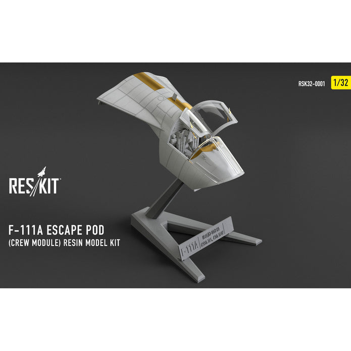 F-111A Escape Pod (Crew Module) resin model kit Scale 1:32 ResKit RSK32-0001 for Aircraft Model Kit