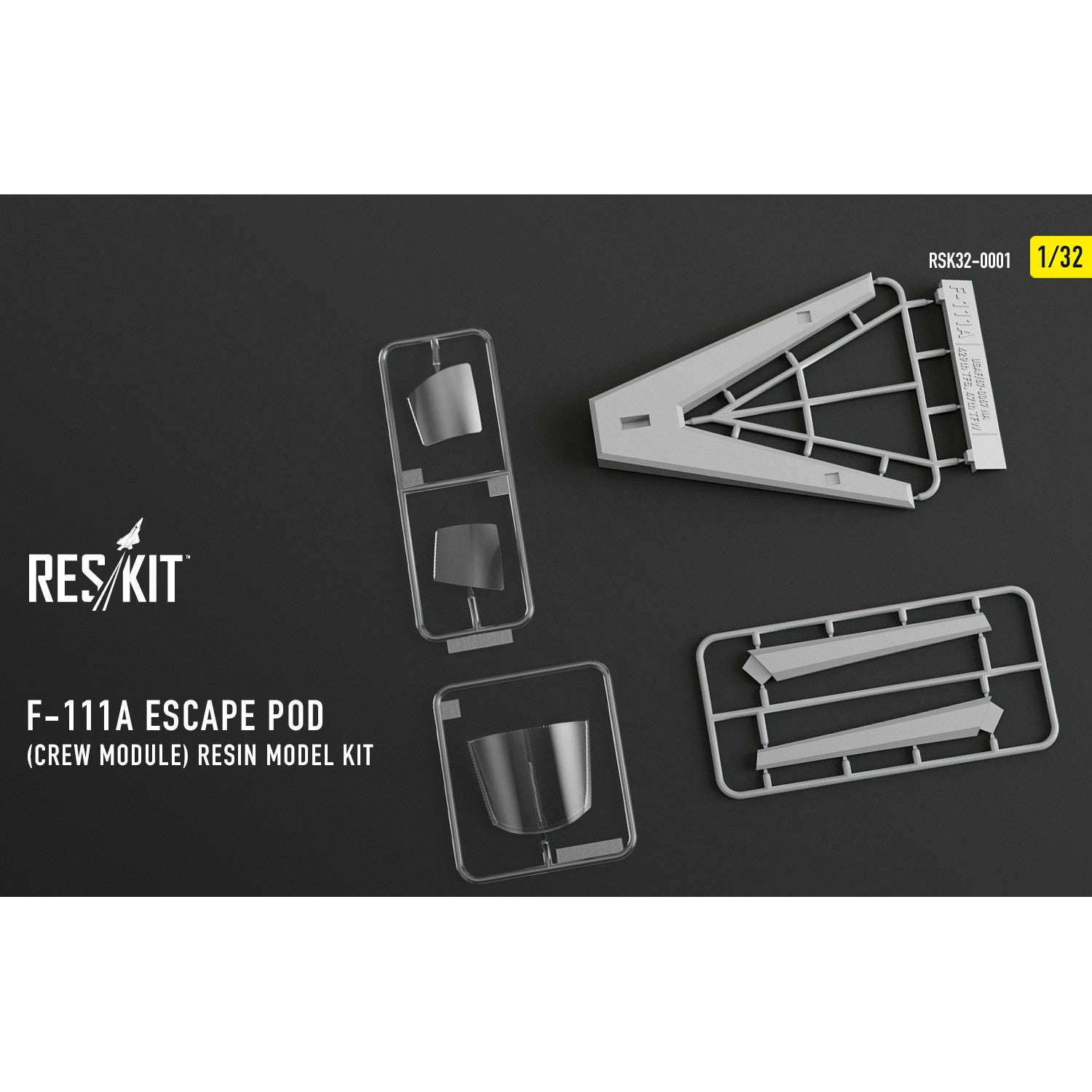 F-111A Escape Pod (Crew Module) resin model kit Scale 1:32 ResKit RSK32-0001 for Aircraft Model Kit