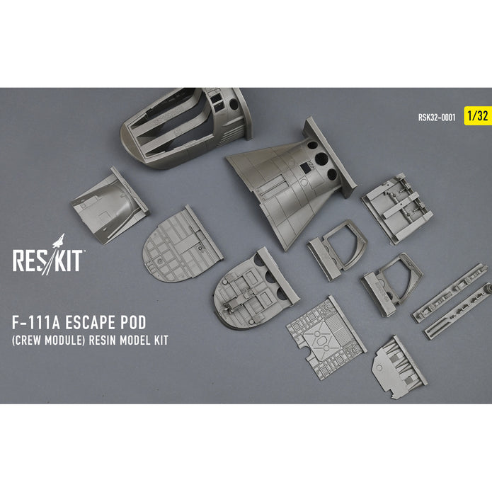 F-111A Escape Pod (Crew Module) resin model kit Scale 1:32 ResKit RSK32-0001 for Aircraft Model Kit