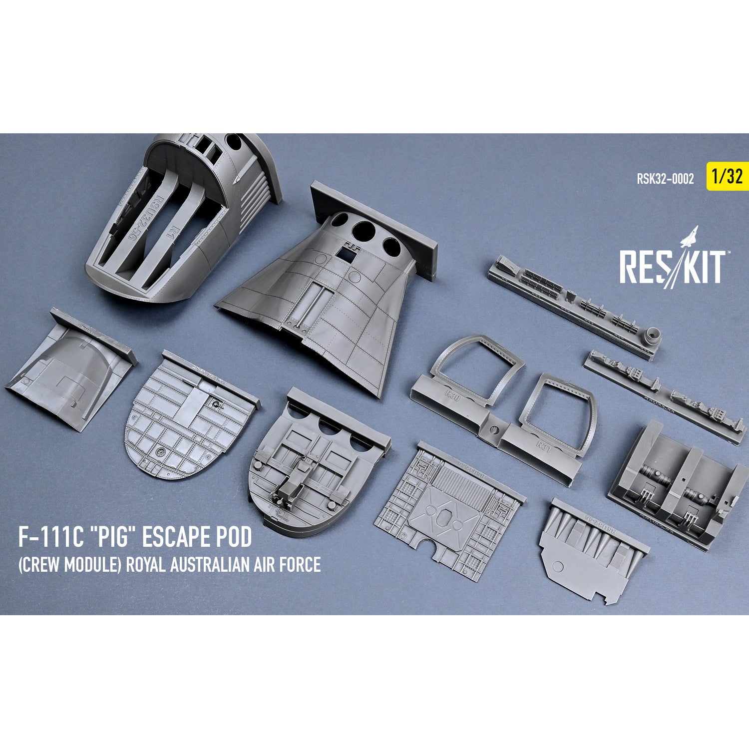F-111С Pig Escape Pod (Crew Module) Royal Australian Air Force - resin model kit Scale 1:32 ResKit RSK32-0002 for Aircraft Model Kit