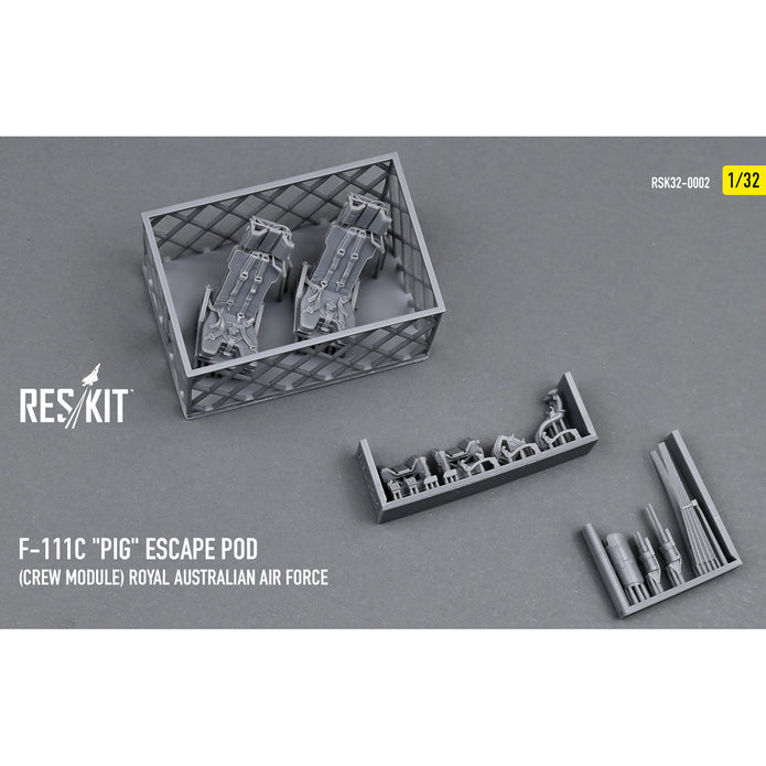 F-111С Pig Escape Pod (Crew Module) Royal Australian Air Force - resin model kit Scale 1:32 ResKit RSK32-0002 for Aircraft Model Kit