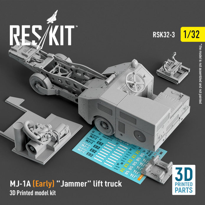 MJ-1A (Early) Jammer Lift Truck (3D Printed model kit) Scale 1:32 ResKit RSK32-0003