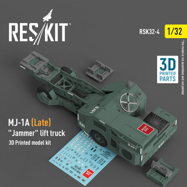 MJ-1A (Late) Jammer Lift Truck (3D Printed model kit) Scale 1:32 ResKit RSK32-0004