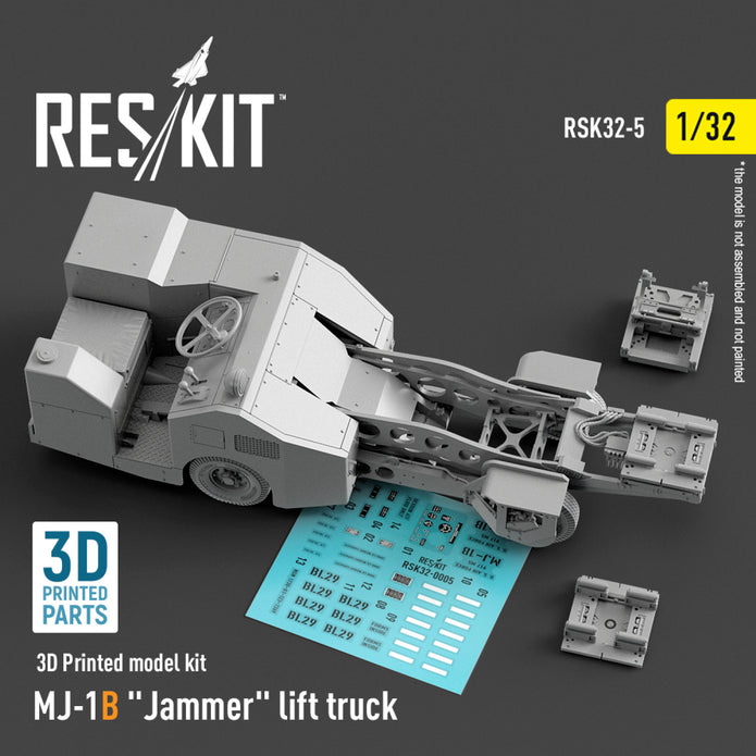 MJ-1B Jammer Lift Truck (3D Printed model kit) Scale 1:32 ResKit RSK32-0005
