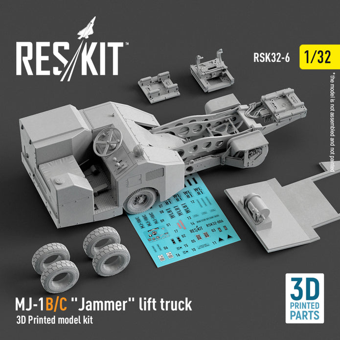 MJ-1B/C Jammer Lift Truck (3D Printed model kit) Scale 1:32 ResKit RSK32-0006