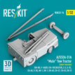 A/S32A-31A Mule Tow Tractor (short version) (AV-8B, F-14B/D, F/A-18C/D/E/F/G, C-2, E-2С, EA-6B, S-3B, AH-1, UH-1, UH-60, CH-47, CH-53, SH-3) (3D Printed model kit) Scale 1:32 ResKit RSK32-0014