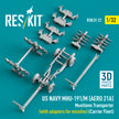 US NAVY MHU-191/M (AERO 21A) Munitions Transporter (with adapters for Missiles) (Carrier Fleet) (3D Printed model kit) Scale 1:32 ResKit RSK32-0022