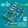 US NAVY MHU-191/M (AERO 21A) Munitions Transporter (with adapters for Missiles) (Carrier Fleet) (3D Printed model kit) Scale 1:35 ResKit RSK35-0011