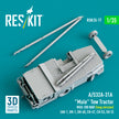 A/S32A-31A Mule Tow Tractor MSU-200 NAV (long version) (AH-1, UH-1, UH-60, CH-47, CH-53, SH-3) (3D Printed model kit) Scale 1:35 ResKit RSK35-0017