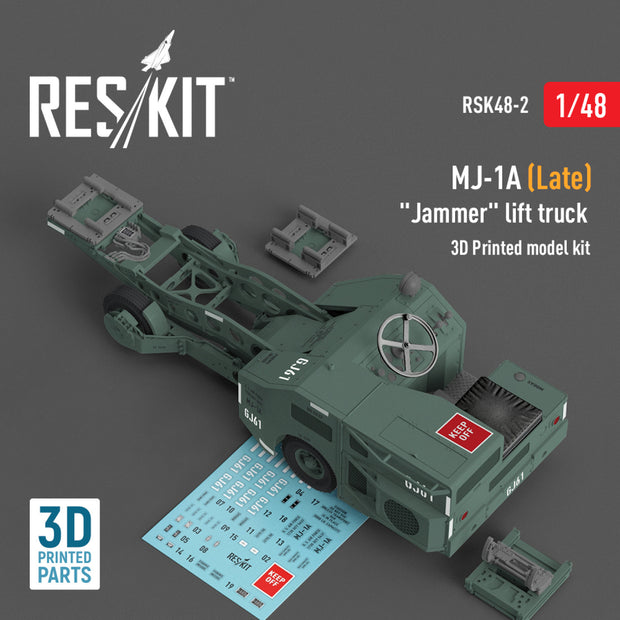 MJ-1A (Late) Jammer Lift Truck (3D Printed model kit) Scale 1:48 ResKit RSK48-0002