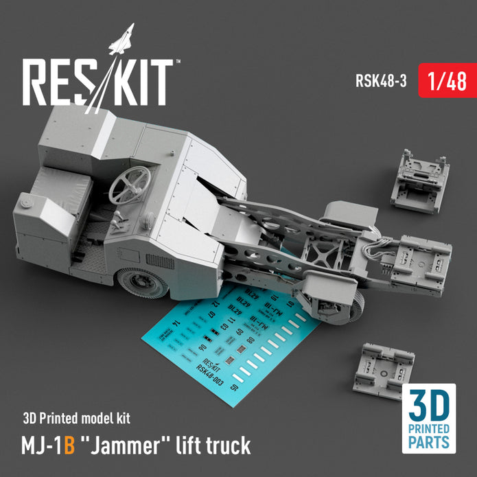 MJ-1B Jammer Lift Truck (3D Printed model kit) Scale 1:48 ResKit RSK48-0003