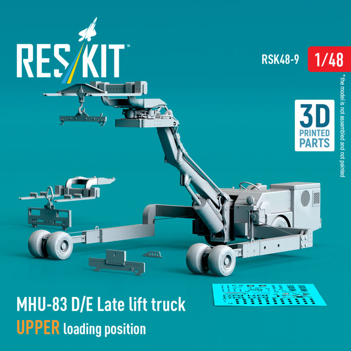 MHU-83 D/E Late Lift Truck UPPER loading position (3D Printed model kit) Scale 1:48 ResKit RSK48-0009