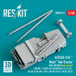 A/S32A-31A Mule Tow Tractor MSU-200 NAV (long version) (AV-8B, F-14B/D, F/A-18C/D/E/F/G, C-2, E-2С, EA-6B, S-3B, AH-1, UH-1, UH-60, CH-47, CH-53, SH-3) (3D Printed model kit) Scale 1:48 ResKit RSK48-0032