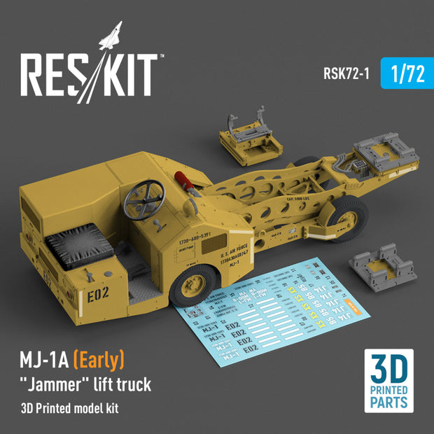 MJ-1A (Early) Jammer Lift Truck (3D Printed model kit) Scale 1:72 ResKit RSK72-0001