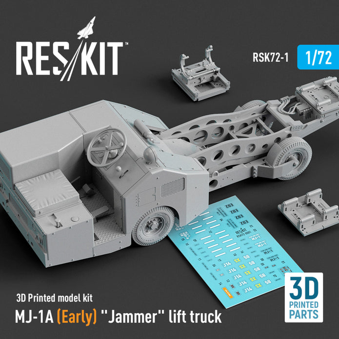 MJ-1A (Early) Jammer Lift Truck (3D Printed model kit) Scale 1:72 ResKit RSK72-0001