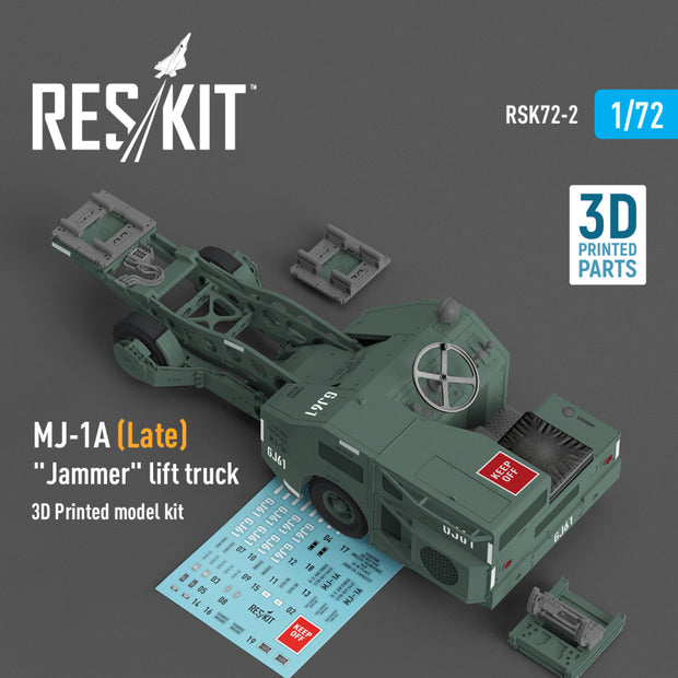 MJ-1A (Late) Jammer Lift Truck (3D Printed model kit) Scale 1:72 ResKit RSK72-0002