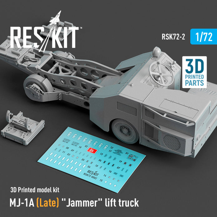 MJ-1A (Late) Jammer Lift Truck (3D Printed model kit) Scale 1:72 ResKit RSK72-0002