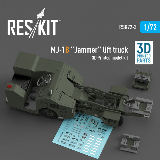 MJ-1B Jammer Lift Truck (3D Printed model kit) Scale 1:72 ResKit RSK72-0003