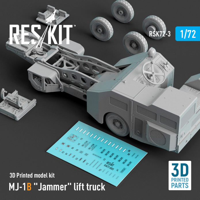 MJ-1B Jammer Lift Truck (3D Printed model kit) Scale 1:72 ResKit RSK72-0003
