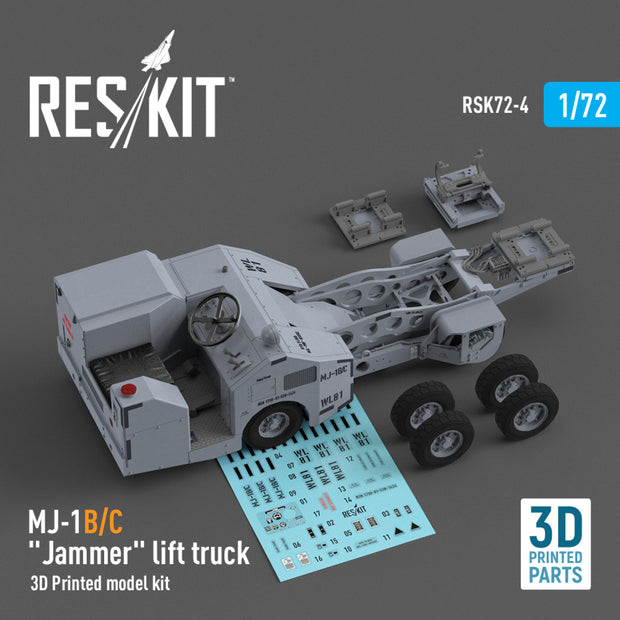 MJ-1B/C Jammer Lift Truck (3D Printed model kit) Scale 1:72 ResKit RSK72-0004