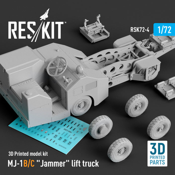 MJ-1B/C Jammer Lift Truck (3D Printed model kit) Scale 1:72 ResKit RSK72-0004
