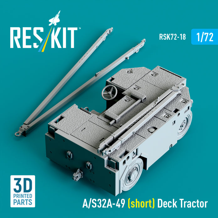 A/S32A-49 (short) Deck Tractor (3D Printed model kit) Scale 1:72 ResKit RSK72-0018