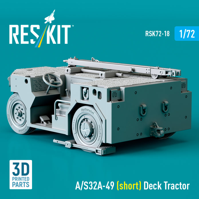 A/S32A-49 (short) Deck Tractor (3D Printed model kit) Scale 1:72 ResKit RSK72-0018