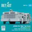 A/S32A-31A Mule Tow Tractor MSU-200 NAV (long version) (AV-8B, F-14B/D, F/A-18C/D/E/F/G, C-2, E-2С, EA-6B, S-3B, AH-1, UH-1, UH-60, CH-47, CH-53, SH-3) (3D Printed model kit) Scale 1:72 ResKit RSK72-0029