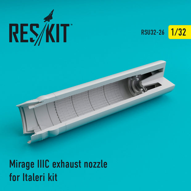 Dassault Mirage IIIC Exhaust Nozzle for Italeri kit Scale 1:32 ResKit RSU32-0026 for Aircraft Model Kit