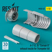 LTV A-7 (E, D) Corsair II Exhaust Nozzle for Trumpeter kit Scale 1:32 ResKit RSU32-0062 for Aircraft Model Kit