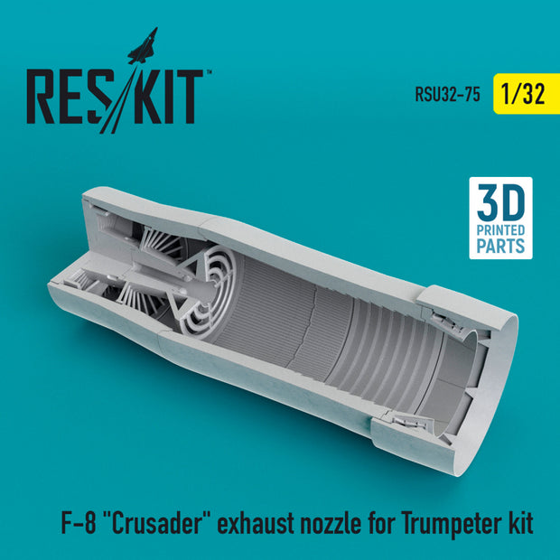 Vought F-8 Crusader Exhaust Nozzle for Trumpeter kit Scale 1:32 ResKit RSU32-0075 for Aircraft Model Kit