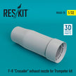 Vought F-8 Crusader Exhaust Nozzle for Trumpeter kit Scale 1:32 ResKit RSU32-0075 for Aircraft Model Kit