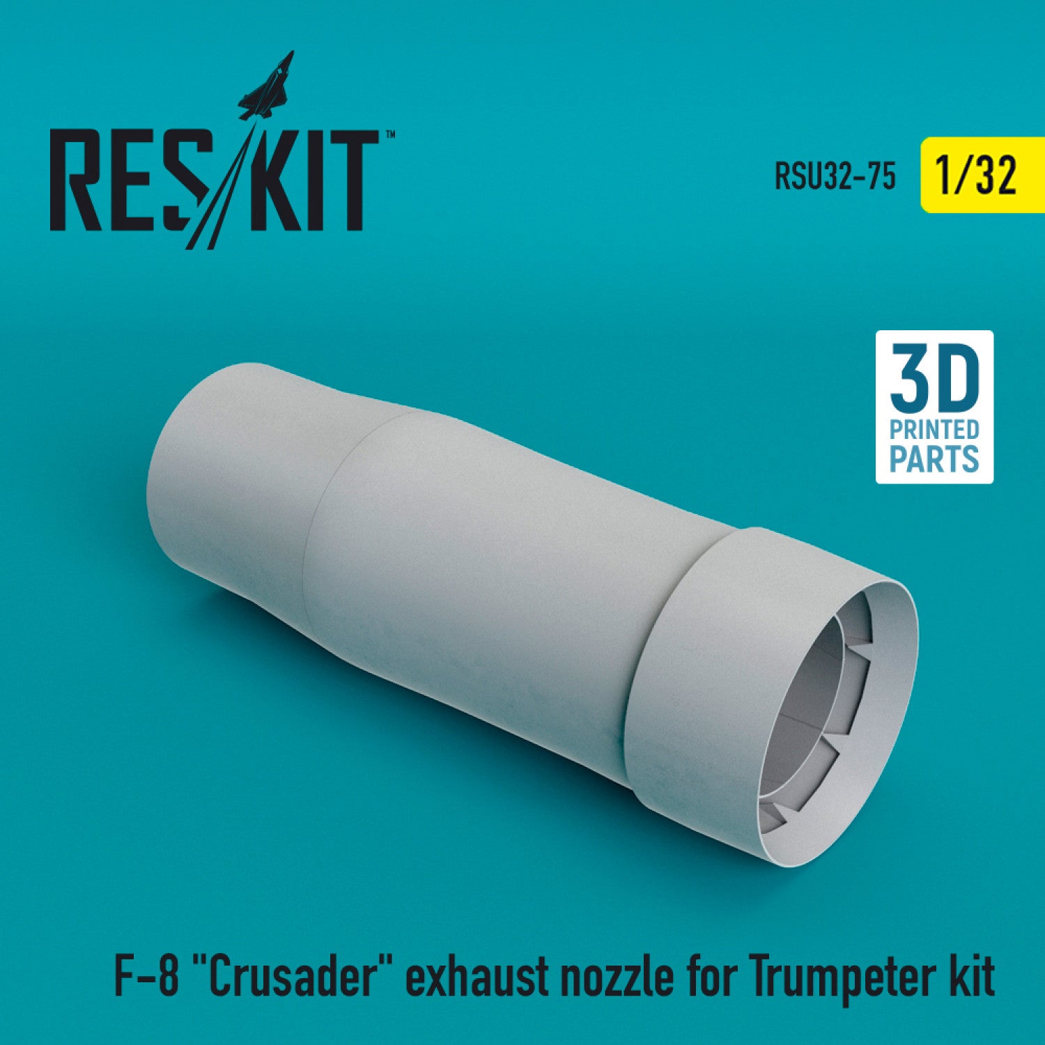 Vought F-8 Crusader Exhaust Nozzle for Trumpeter kit Scale 1:32 ResKit RSU32-0075 for Aircraft Model Kit