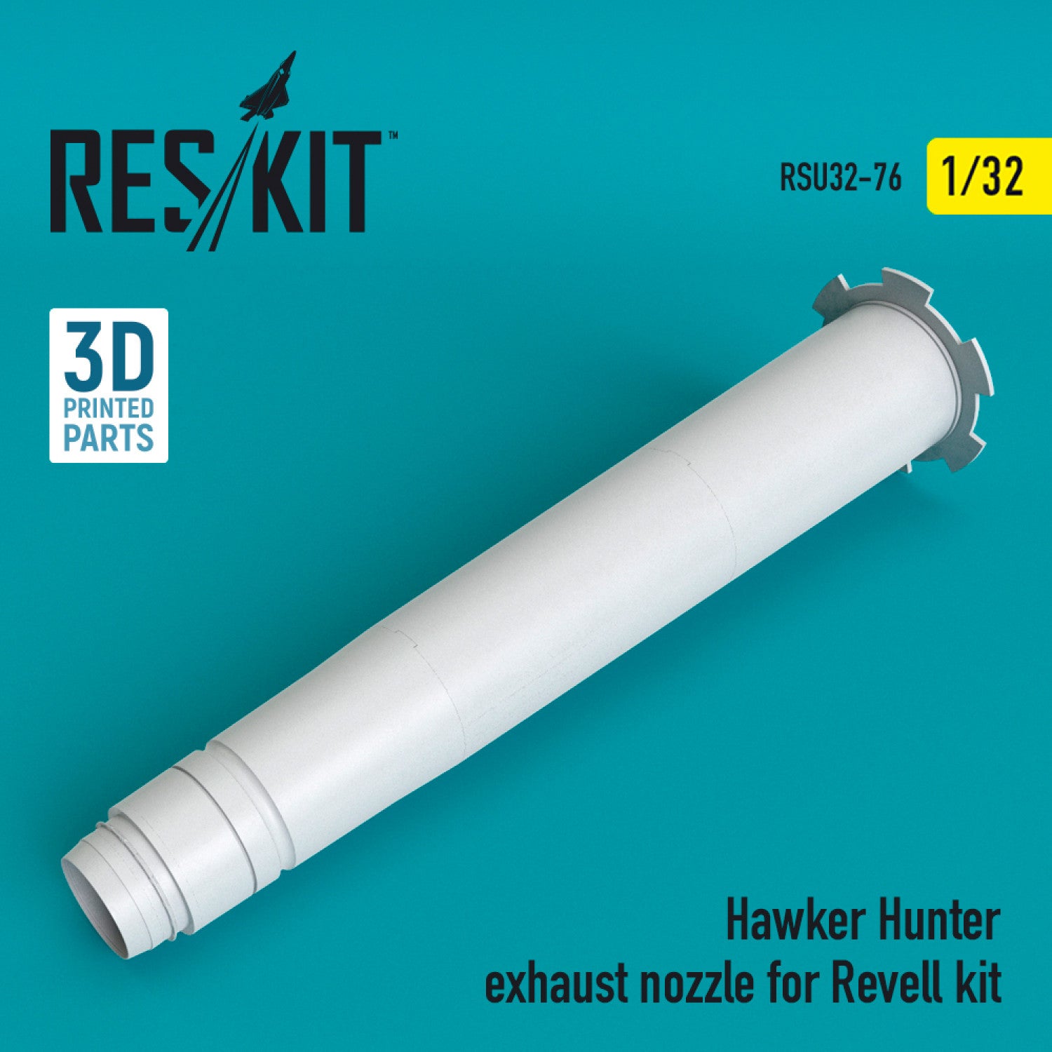 Hawker Hunter Exhaust Nozzle for Revell kit Scale 1:32 ResKit RSU32-0076 for Aircraft Model Kit
