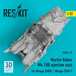 Martin-Baker Mk,10Q Ejection Seat for Dassault Mirage 2000C/Dassault Mirage 2000-5 Scale 1:32 ResKit RSU32-0079 for Aircraft Model Kit