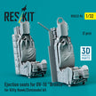Ejection Seats for North American OV-10 Bronco (2 pcs) for Kitty Hawk/Zimimodel kit (3D Printed) Scale 1:32 ResKit RSU32-0094 for Aircraft Model Kit