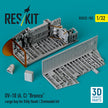 OV-10 (A, C) Bronco cargo bay for Kitty Hawk / Zimimodel kit (3D Printed) Scale 1:32 ResKit RSU32-0103 for Aircraft Model Kit