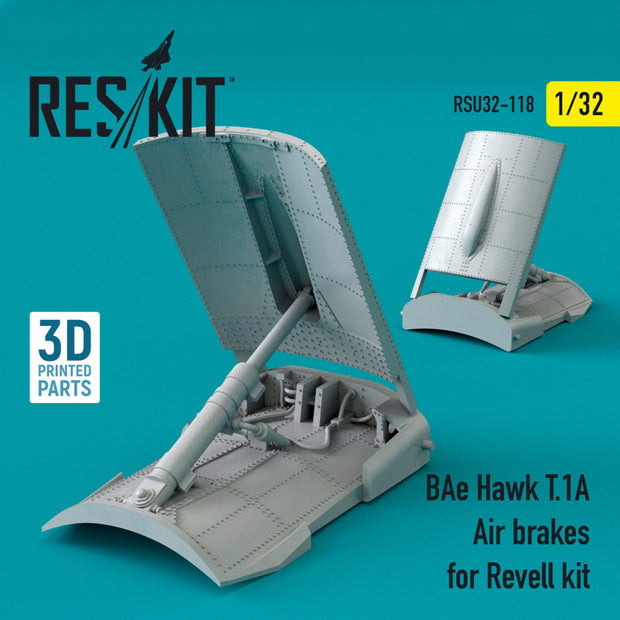 BAe Hawk T.1A Air Brakes for Revell kit (3D Printing) Scale 1:32 ResKit RSU32-0118 for Aircraft Model Kit