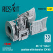 Bell AH-1G Cobra Gearbox with Doors for ICM kit (3D Printed) Scale 1:32 ResKit RSU32-0136 for Helicopters Model Kit