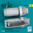 F-15 (A, B, C, D, E, J) closed exhaust nozzles for Tamiya kit (3D Printed) Scale 1:32 ResKit RSU32-0152