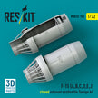 F-15 (A, B, C, D, E, J) closed exhaust nozzles for Tamiya kit (3D Printed) Scale 1:32 ResKit RSU32-0152