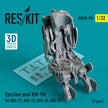 Ejection Seat KM-1M for MiG-21, MiG-23, MiG-25, MiG-27 (1 pcs) (3D Printed) Scale 1:32 ResKit RSU32-0155 for Aircraft Model Kit