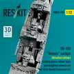 North American OV-10D Bronco Cockpit (Detailed edition) Landing Gears, Wheel Bays and weighted Wheels set for Kitty Hawk/Zimimodel kit (3D Printed) Scale 1:32 ResKit RSU32-0170 for Aircraft Model Kit