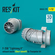 Lockheed Martin F-35B Lightning II Exhaust Nozzle (Short takeoff) for Trumpeter kit (3D Printed) Scale 1:32 ResKit RSU32-0179 for Aircraft Model Kit