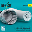 McDonnell Douglas F-4 (B, C, D, N) Phantom II Exhaust Nozzles for Tamiya kit (3D Printed) Scale 1:32 ResKit RSU32-0194 for Aircraft Model Kit