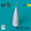 Mirage 2000N nose cone for Kitty Hawk / Zimimodel kit (3D Printed) Scale 1:32 ResKit RSU32-0206