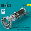 F-104 (A, C, D, J, G) Starfighter exhaust nozzle for Italeri kit (3D Printed) Scale 1:32 ResKit RSU32-0207