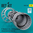 F-104 (A, C, D, J, G) Starfighter exhaust nozzle for Italeri kit (3D Printed) Scale 1:32 ResKit RSU32-0207