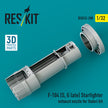 F-104 (S, G late) Starfighter exhaust nozzle for Italeri kit (3D Printed) Scale 1:32 ResKit RSU32-0208