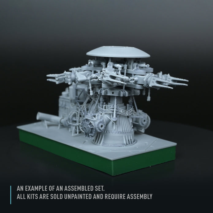 Sikorsky CH-54A Tarhe folded Main Rotor with blade fold restraint systems for ICM kit (3D Printed) Scale 1:35 ResKit RSU35-0045 for Helicopters Model Kit